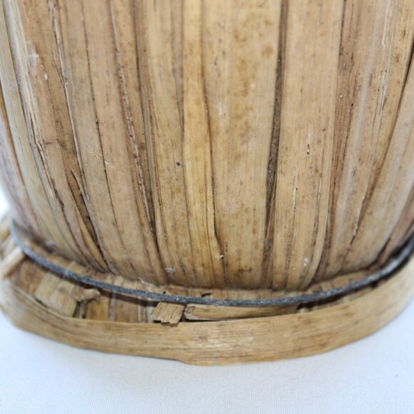 Vintage Rare Christmas Mary And Joseph Carved Cornhusk Wood Set Figures - Picture 7 of 16